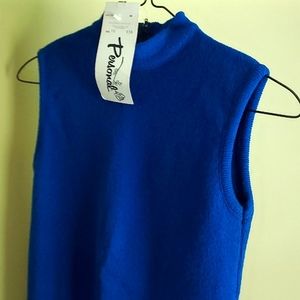 Sleeveless knit top